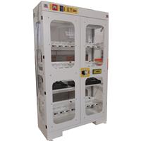 High visibility toolholders cabinet  ALL-EASY-35 with electronic open - dimensions W=1200 D=450 H=2000